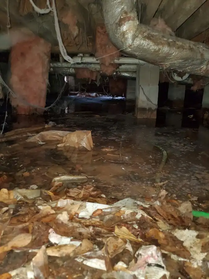 Crawl space flood assessment for Commercial Water Damage Restoration in Seffner